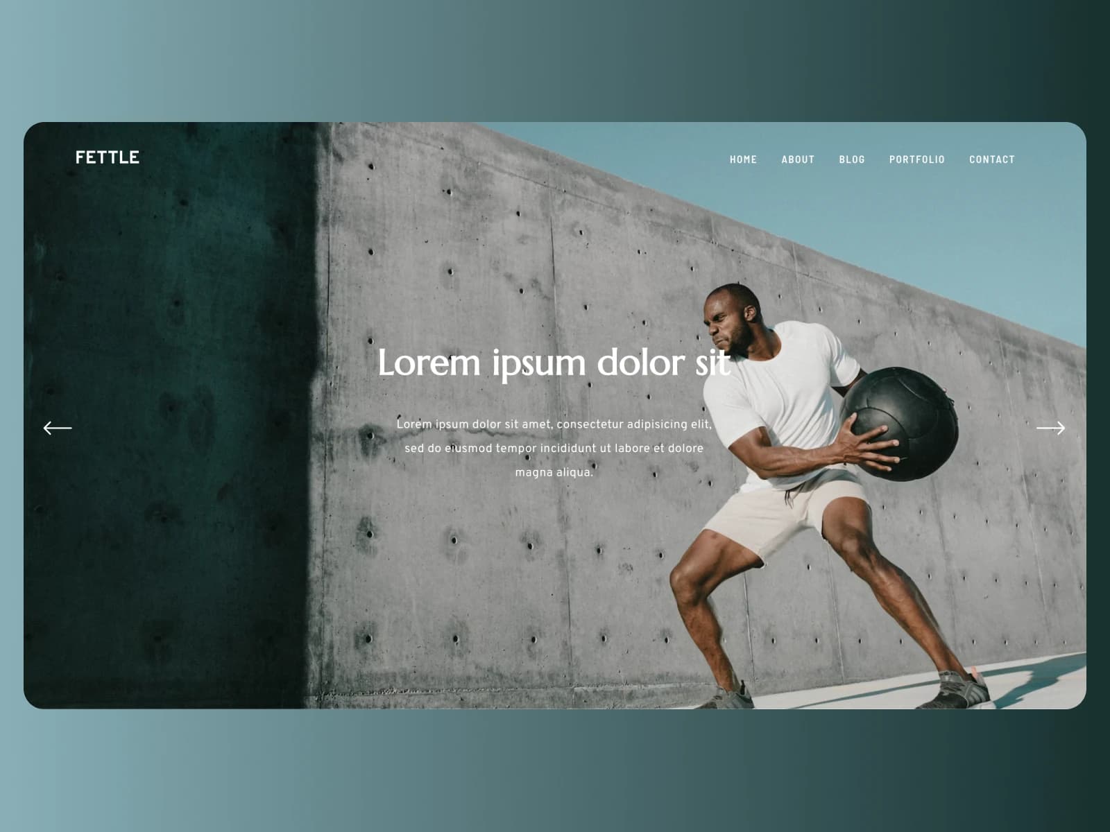 fettle html tailwindcss template gratuit landing page