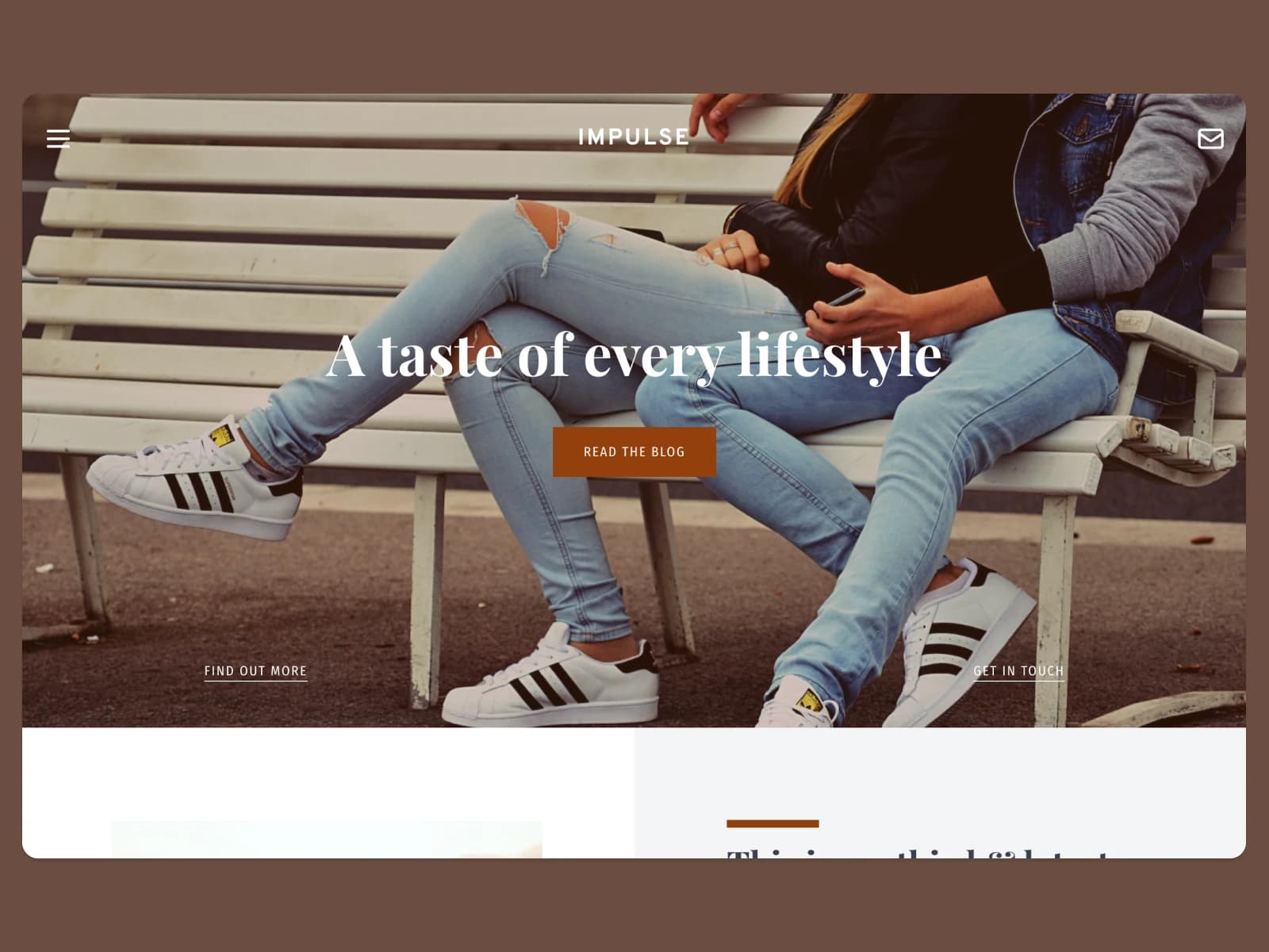 impulse template blog gratuit tailwindcss Netlify